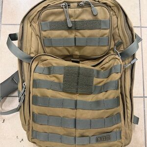 5.11 Tactical Rush 24 2.0 Waxed Limited Edition 37L Backpack Retail $160 🔥